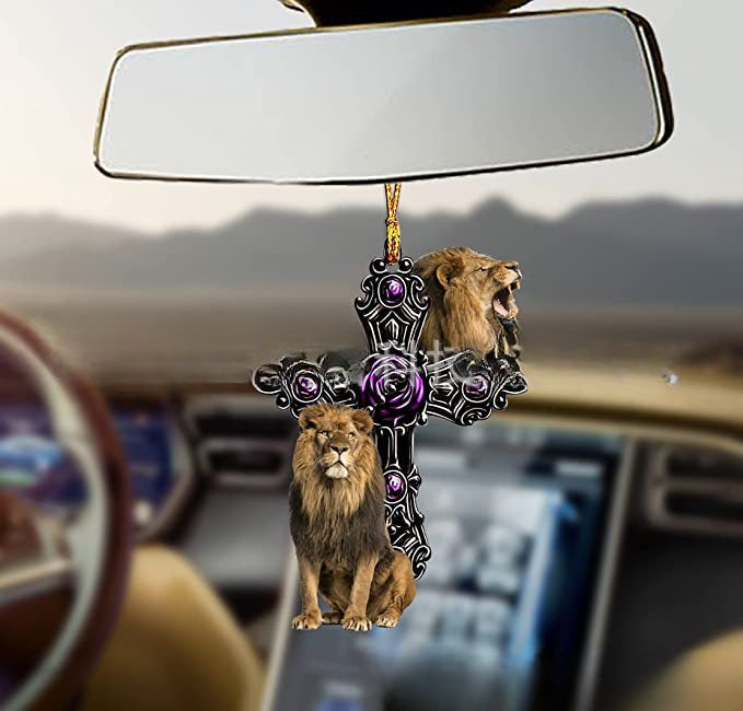 Colgante de espejo retrovisor acrílico acrílico de girasol espejo